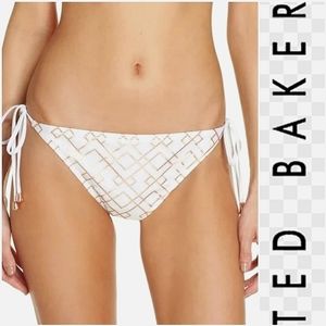 Ted Baker London Sea of Clouds Side Tie Bikini Bottom